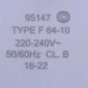 Двигун вентилятора TYPE F 64-10 220-240V + крильчатка D=100mm морозильної камери Electrolux 2260065111 3
