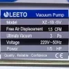Вакуумний насос з манометром для кондиціонера LEETO XZ-1B-SV (1 ступ. 42 л/хв.) 0