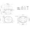 Компрессор для холодильника EMBRACO NE1130Z R134a 270W (с пусковым реле RSIR) 0