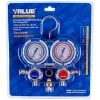 Манометричний колектор 2-вентильний VALUE VMG-2 R410A-B-2 + шланги 3шт.x900mm 0