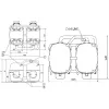 Компрессор для холодильника SECOP (DANFOSS) SC21/21CL R404а/R507а 3213W (с пусковым реле CSR) 4