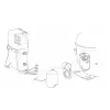 Компрессор для холодильника EMBRACO NT2212GK R404a 1372W (с пусковым реле CSCR) 2