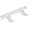 Ручка дверей верхня/нижня для холодильника Electrolux 2651095073 L=133mm білий 0