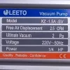 Вакуумний насос із манометром LEETO XZ-1,5-SV (1 ступ./70 л/хв.) 0
