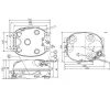 Компресор для холодильника SECOP (DANFOSS) XV7.2KX R600a (з пусковим реле) 0