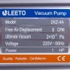 Вакуумний насос LEETO 2XZ-4A (2 ступ. 226 л/хв.) 0
