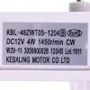 Двигатель вентилятора KBL-48ZWT05-1204 4W 12V DC (вал 45x3.2mm) для холодильника 0