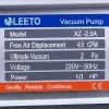 Вакуумний насос для кондиціонера LEETO XZ-2.5A (1 ступ. 128 л/хв.) 0