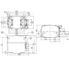 Компресор для холодильника SECOP (DANFOSS) SC15MLX R404а/R507а 1285W (з пусковим реле BN171) 0