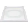 Полка (верхняя) для холодильника Whirlpool 481245088378 430x415mm (стеклянная, с обрамлением) 0