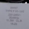Двигун вентилятора F61-10G 11.3W + крильчатка холодильника Whirlpool 481936170011 0