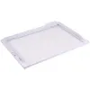 Полка над ящиком для овощей в холодильник Samsung DA97-21093A 500x365mm (стеклянная, с обрамлением) 1