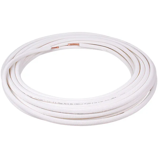 Труба мідна в ізоляції 1/4'' (D=6mm бухта 25 м) Halcor (продаж кратно бухті)