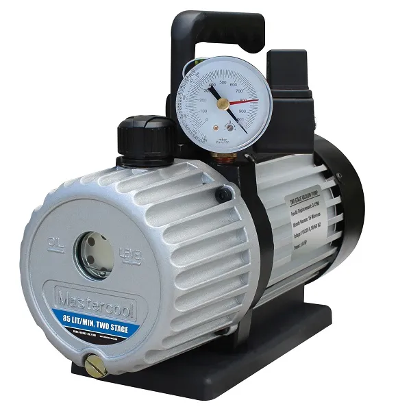 Вакуумный насос с манометром Mastercool 90063-2V-220SVB (2 ступ./71 л/мин.)