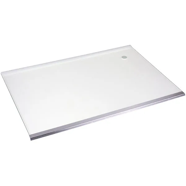 Полка над ящиком для овощей в холодильник Samsung DA97-16876A 500x355mm (стеклянная, с обрамлением)