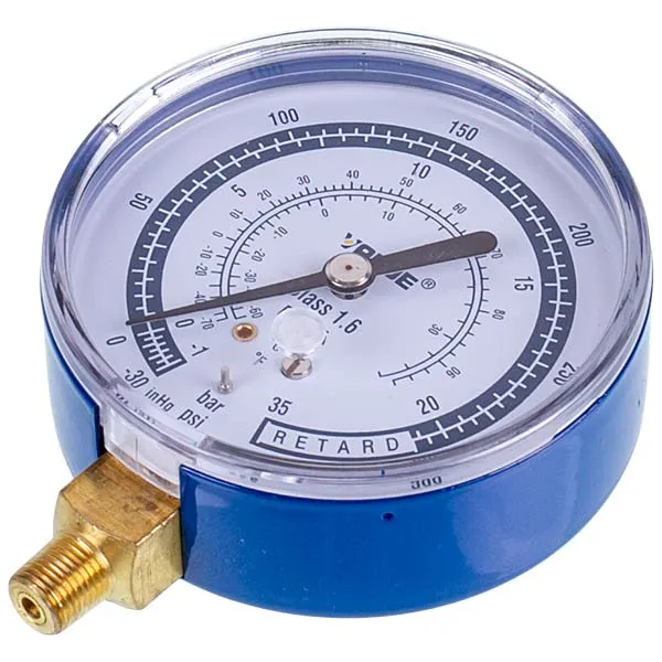 Манометр низького тиску EL VALUE (D корпусу=80mm, R410)