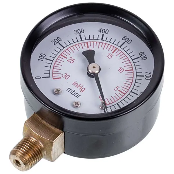 Манометр (вакуумметр) VALUE  310500104 (D корпуса=50mm, подключение снизу)