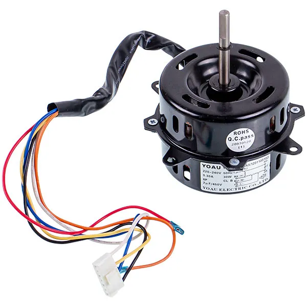 Двигун зовнішнього блока для кондиціонера Beko 9196008015 YDK95-30-6A3 30W 240V 0.30A, шток 8x60mm