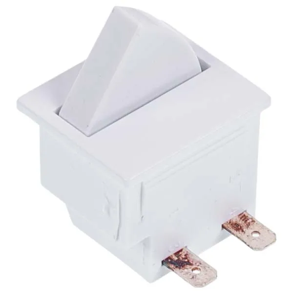 Вимикач світла важільний (одинарний_2C) W10398859 для холодильника Whirlpool 481010398859