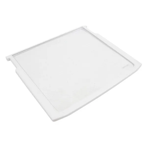 Полка для холодильника Beko 4395240400 450x390x15mm (стеклянная, с обрамлением)