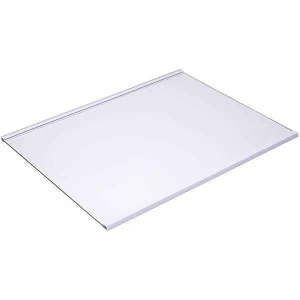 Полиця правого відділення для холодильника двокамерного Gorenje 889055 443x338mm (скляна, з обрамленням)