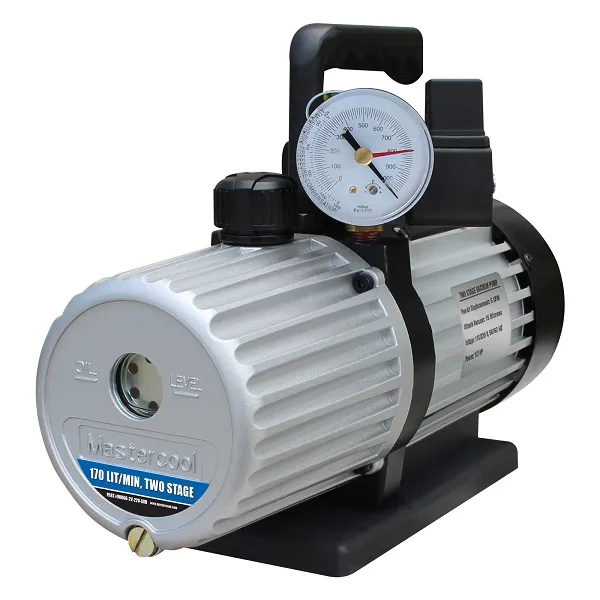 Вакуумный насос с манометром Mastercool 90066-2V-220SVB (2 ступ./170 л/мин.)