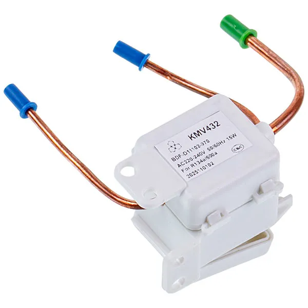 Клапан 3-х ходовой распределения фреона KMV432 (BDF-D11102-970) 220-240V 15W R134/600a для холодильника