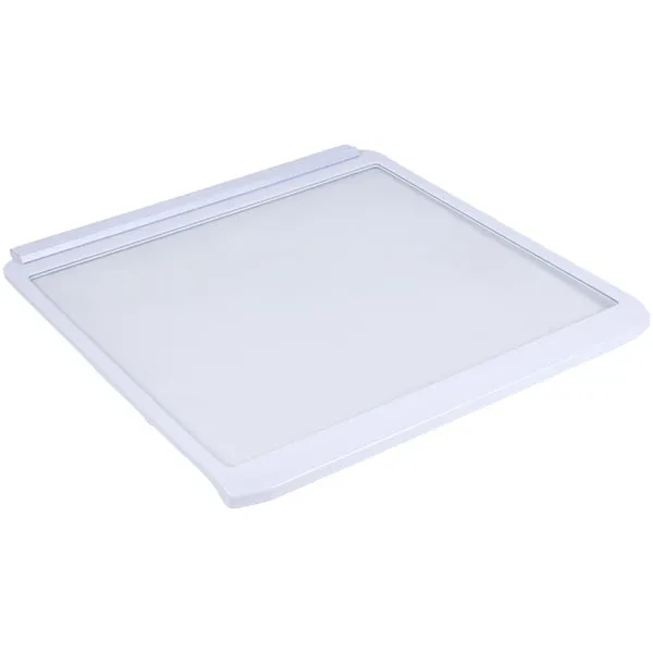 Полиця над ящиком для овочів у холодильник Samsung DA97-12318A 450x440mm (скляна, з обрамленням)