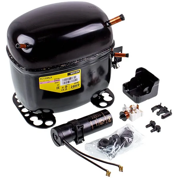 Компресор для холодильника SC15MLX(195B0391) R404а/R507а 1285 W (з пусковим реле BN171)