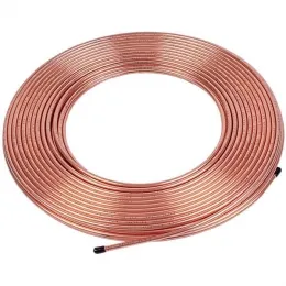 Труба мідна 1/4'' 6x0.76mm бухта 50m Halcor (продаж кратний 5м)
