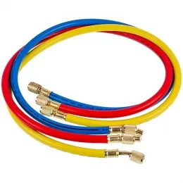 Набір заправних шлангів B336-S (3 шт.x900mm 1/4''-1/4'' SAE) для фреону R-22 R-134 R-502